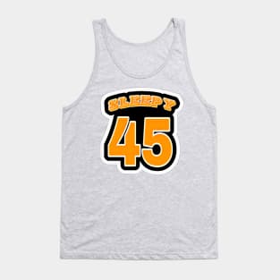 Sleepy 45 - Sticker - Front Tank Top